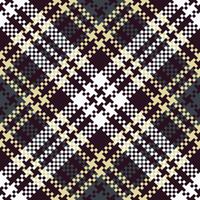 Plaid Muster nahtlos. schottisch Tartan Muster zum Schal, Kleid, Rock, andere modern Frühling Herbst Winter Mode Textil- Design. vektor