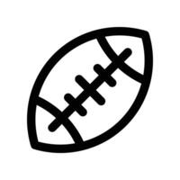 rugby ikon. linje ikon för din hemsida, mobil, presentation, och logotyp design. vektor