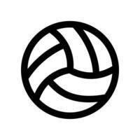 volleyboll ikon. linje ikon för din hemsida, mobil, presentation, och logotyp design. vektor