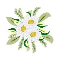 blomma logotyp blad och träd vektorillustration vektor