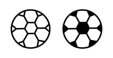 Fußball Symbol Satz. vektor