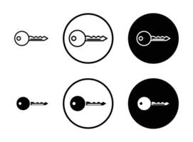 Schlüssel Symbol Satz. vektor