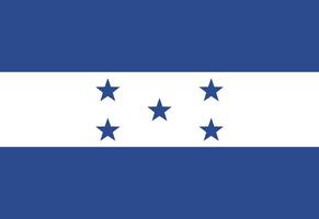 Honduras Flagge Illustrator Land Flaggen vektor