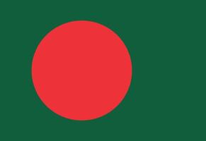 Bangladesch Flagge Illustrator Land Flaggen vektor