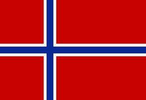 Norge flagga illustratör Land flaggor vektor