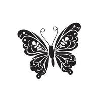 Schmetterling Silhouette. Schmetterling Logo. Schmetterling Illustration vektor