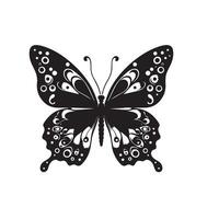 Schmetterling Silhouette. Schmetterling Logo. Schmetterling Illustration vektor