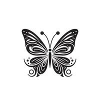 Schmetterling Silhouette. Schmetterling Logo. Schmetterling Illustration vektor