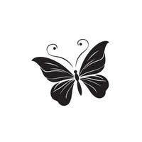 Schmetterling Silhouette. Schmetterling Logo. Schmetterling Illustration vektor