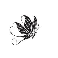 Schmetterling Silhouette. Schmetterling Logo. Schmetterling Illustration vektor