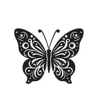 Schmetterling Silhouette. Schmetterling Logo. Schmetterling Illustration vektor