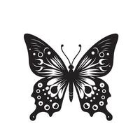 Schmetterling Silhouette. Schmetterling Logo. Schmetterling Illustration vektor