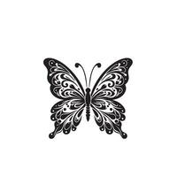 Schmetterling Silhouette. Schmetterling Logo. Schmetterling Illustration vektor