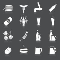 Bier Icons Set vektor