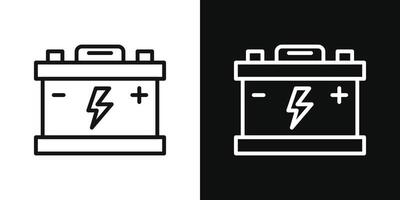 Autobatterie-Symbol vektor