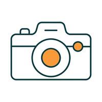 Welt Fotografie Tag Digital Kamera Gliederung Logo vektor