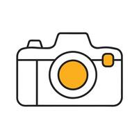 Welt Fotografie Tag Digital Kamera Gliederung Logo vektor