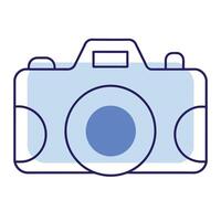 Welt Fotografie Tag Digital Kamera Gliederung Logo vektor