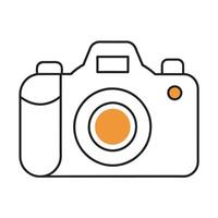 Welt Fotografie Tag Digital Kamera Gliederung Logo vektor