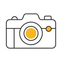 Welt Fotografie Tag Digital Kamera Gliederung Logo vektor