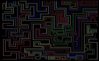 abstrakt bunt geometrisch Linie Muster Hintergrund, zeitgenössisch druckbar nahtlos Muster mit abstrakt minimal elegant Linie Bürste Schlaganfall Formen und Linie vektor