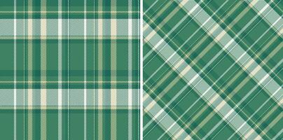 bakgrund tyg tartan av textil- textur med en mönster kolla upp sömlös pläd. vektor