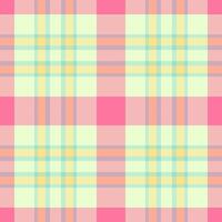 daisy mönster tartan bakgrund, far kolla upp tyg sömlös. orientalisk textur pläd textil- i ljus och pastell färger. vektor