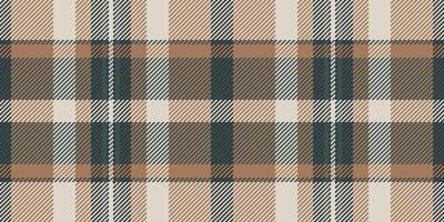 Hunde Muster Textil- , Wohnzimmer Tartan Textur Hintergrund. Leben Zimmer Stoff nahtlos Plaid prüfen im Orange und Licht Farben. vektor