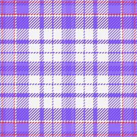 Muster prüfen Stoff von Hintergrund Plaid mit ein Textil- Textur Tartan nahtlos. vektor