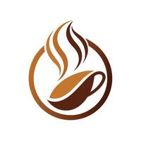 Kaffee Logo Symbol Geschäft oder Unternehmen verwendbar vektor