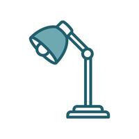 Tabelle Lampe Symbol Design Vorlage einfach und sauber vektor