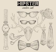 Handgjord hipster stil tillbehörssats