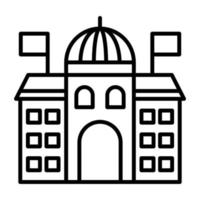 Symbol für Regierungsgebäude vektor