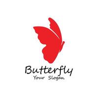 Schmetterling Logo Design mit kreativ Idee vektor