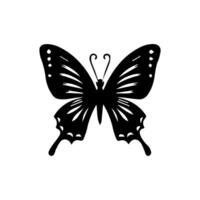Schmetterling Silhouette. schön und attraktiv Schmetterling Logo vektor