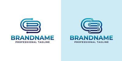 Briefe cb Technologie Logo, großartig zum Technik Hardware- und Elektronik Marken vektor