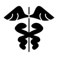 caduceus glyfikon vektor