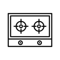 Symbol für die Ofenlinie vektor