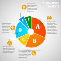 Cirkeldiagram möte infographic vektor