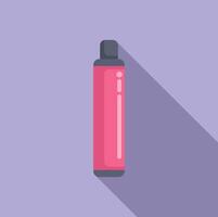 Illustration von ein Rosa Shampoo Flasche vektor