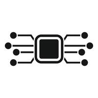abstrakt Digital Brücke Logo Design vektor