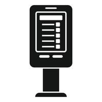 Handy, Mobiltelefon App Schnittstelle Plakatwand Symbol vektor