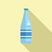 eben Design Illustration von Wasser Flasche vektor