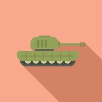 eben Design Militär- Panzer auf Rosa Hintergrund vektor