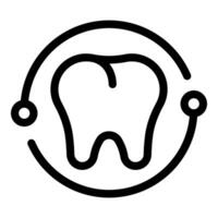 Dental Gesundheit Symbol mit Zahn und Stethoskop vektor