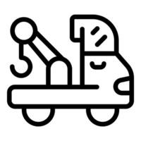 Pritsche Abschleppen LKW Symbol Illustration vektor