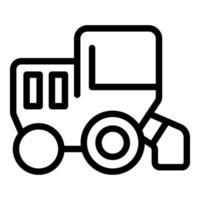 Illustration von ein modern Bagger Symbol vektor