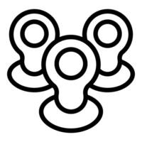 schwarz und Weiß Spinner Symbol Illustration vektor