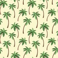 Karikatur tropisch Palmen. nahtlos Muster. Grafik Design zum Hintergrund, Textil, drucken. vektor