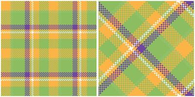 schottisch Tartan Muster. klassisch Plaid Tartan zum Schal, Kleid, Rock, andere modern Frühling Herbst Winter Mode Textil- Design. vektor